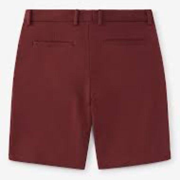Swet Tailor EveryDay Chino Short in Oxblood  Mens Size 28 every day NWT - Picture 6 of 7